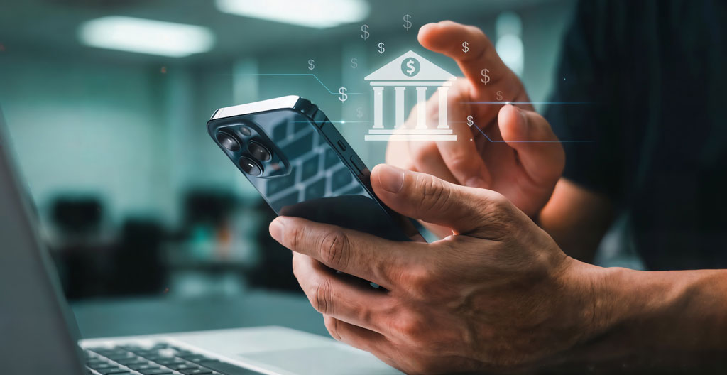 Interface bancaire numérique montrant la configuration de virements automatiques d'épargne